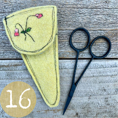 plant-dyed botanical scissor slips: yellows & greens