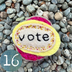 vote button (fundraiser!)