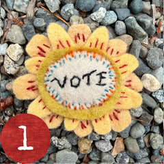 vote button (fundraiser!)