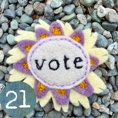 vote button (fundraiser!)