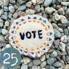vote button (fundraiser!)