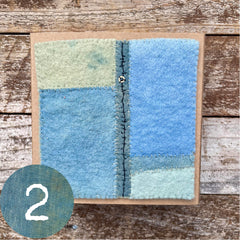 indigo plant-dyed treasure box for the stitcher