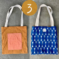 reversible plant-dyed tote bag (new batch!)