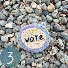 vote button (fundraiser!)