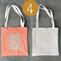 reversible plant-dyed tote bag (new batch!)