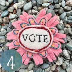 vote button (fundraiser!)