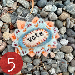 vote button (fundraiser!)