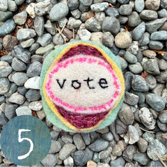 vote button (fundraiser!)