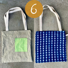reversible plant-dyed tote bag (new batch!)