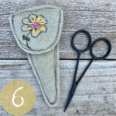 plant-dyed botanical scissor slips: yellows & greens