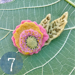 wool felt flower pins (new batch!)