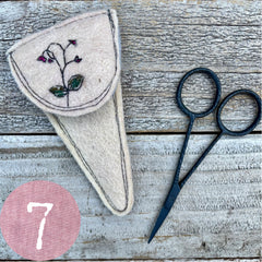 plant-dyed botanical scissor slips: pinks & peaches