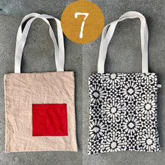 reversible plant-dyed tote bag (new batch!)