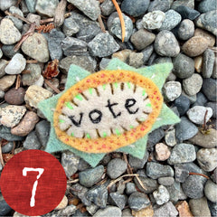 vote button (fundraiser!)