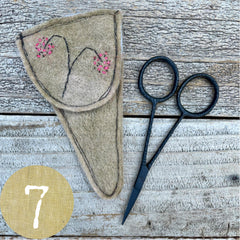 plant-dyed botanical scissor slips: yellows & greens