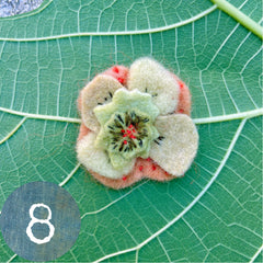 wool felt flower pins (new batch!)