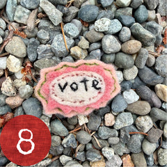 vote button (fundraiser!)