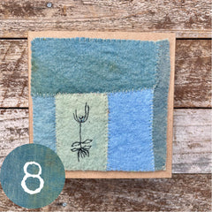 indigo plant-dyed treasure box for the stitcher