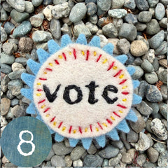 vote button (fundraiser!)