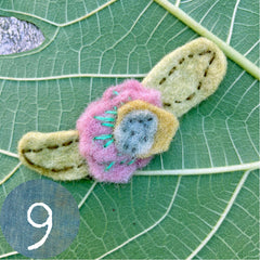 wool felt flower pins (new batch!)