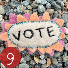 vote button (fundraiser!)