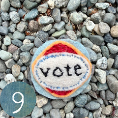 vote button (fundraiser!)