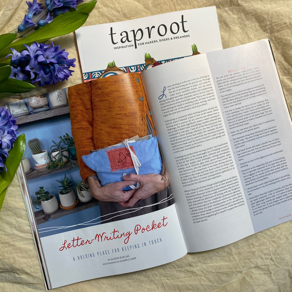 letter writing pocket & bundle – kata golda handmade