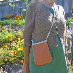 plant-dyed pocket purse