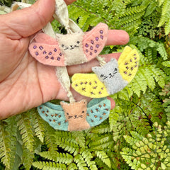 DIY angel kitty decorations