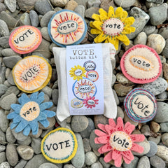 DIY vote button kit (fundraiser!)