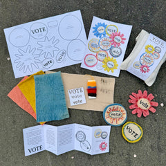 DIY vote button kit (fundraiser!)