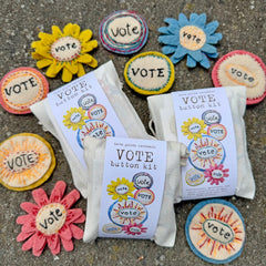 DIY vote button kit (fundraiser!)