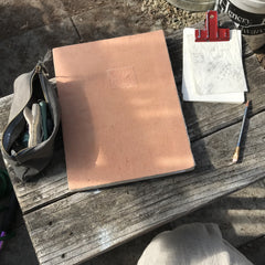 extra large hand-bound journal