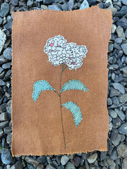 4" squares: plant-dyed 9oz organic cotton/hemp