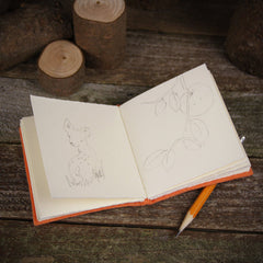 little felt journal: cat