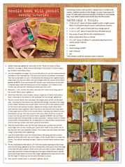 sewing tutorial: needle book with pocket
