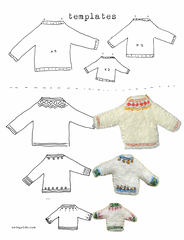 sewing tutorial: fair isle sweater ornaments