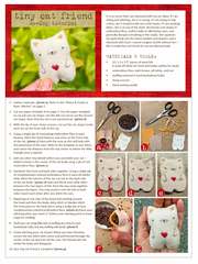 sewing tutorial: tiny cat friend
