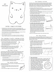sewing tutorial: tiny cat friend