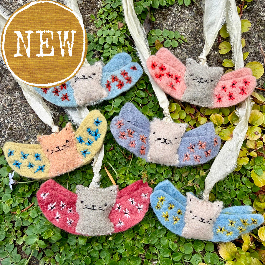 angel kitty ornament (new batch!)