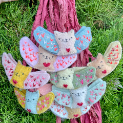 angel kitty ornament