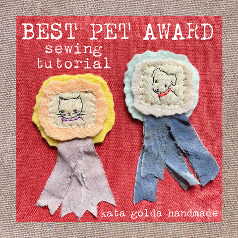 sewing tutorial: best pet award