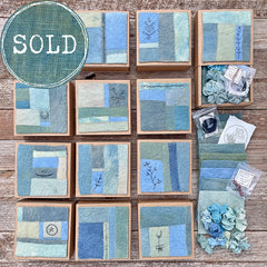 indigo plant-dyed treasure box for the stitcher