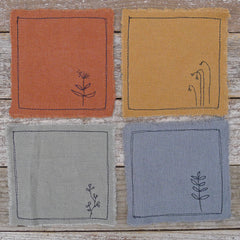 botanical mix-and-match coasters