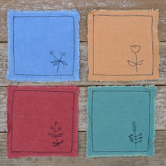 botanical mix-and-match coasters