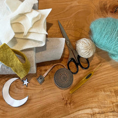 free sewing tutorial: crescent moon & star