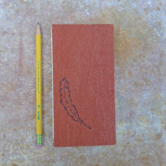 slim embroidered handbound journal: 9 colors/designs