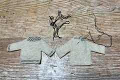 sewing tutorial: fair isle sweater ornaments