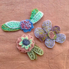 sewing tutorial: unplanned flower pin