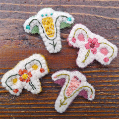 DIY floral uterus pins (fundraiser for planned parenthood)